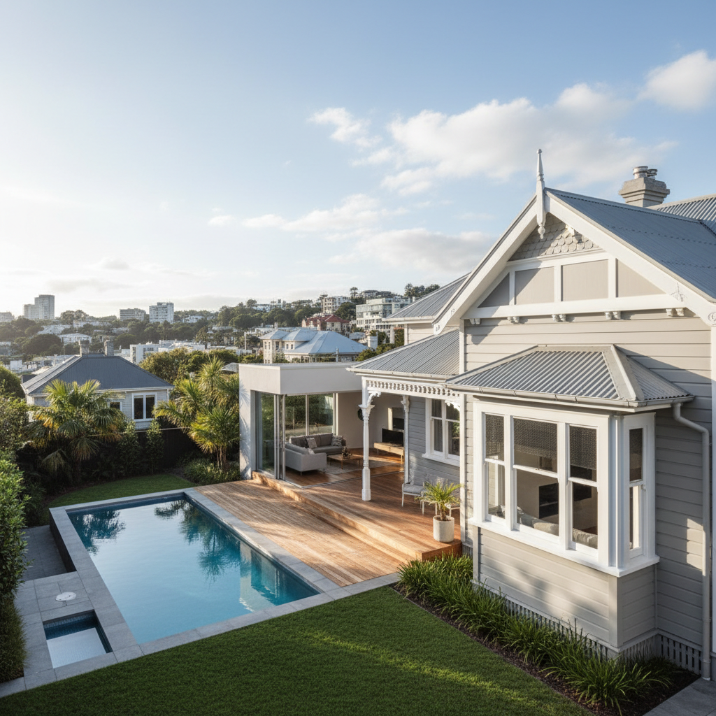 Renovated Grey Lynn villa blends classic charm with modern luxury