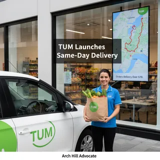 TUM launches same-day grocery delivery from Pukekohe to Orewa
