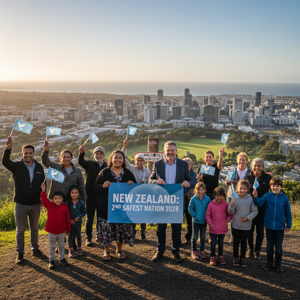 New Zealand climbs to second on global peace index