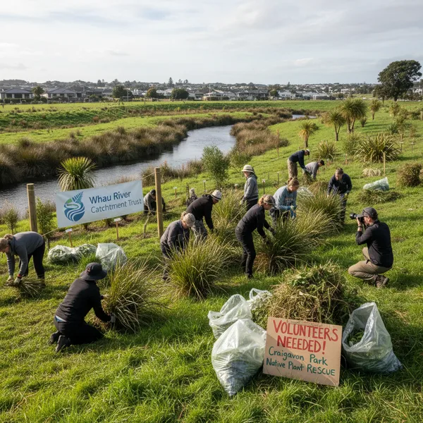 Volunteers needed to rescue native plants in Blockhouse Bay