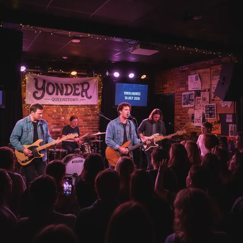 South Summit performing live at Yonder music venue in Queenstown, New Zealand.